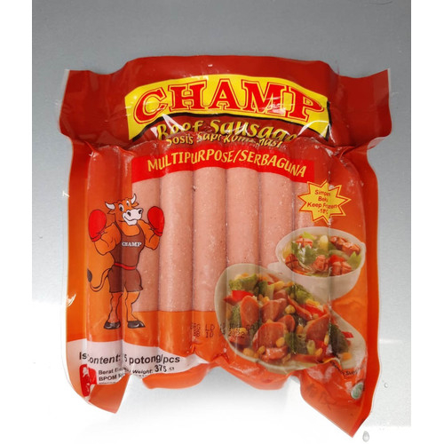 

Champ Sosis Sapi Serbaguna Kombinasi / Multipurpse 375 gram Isi 15 PC