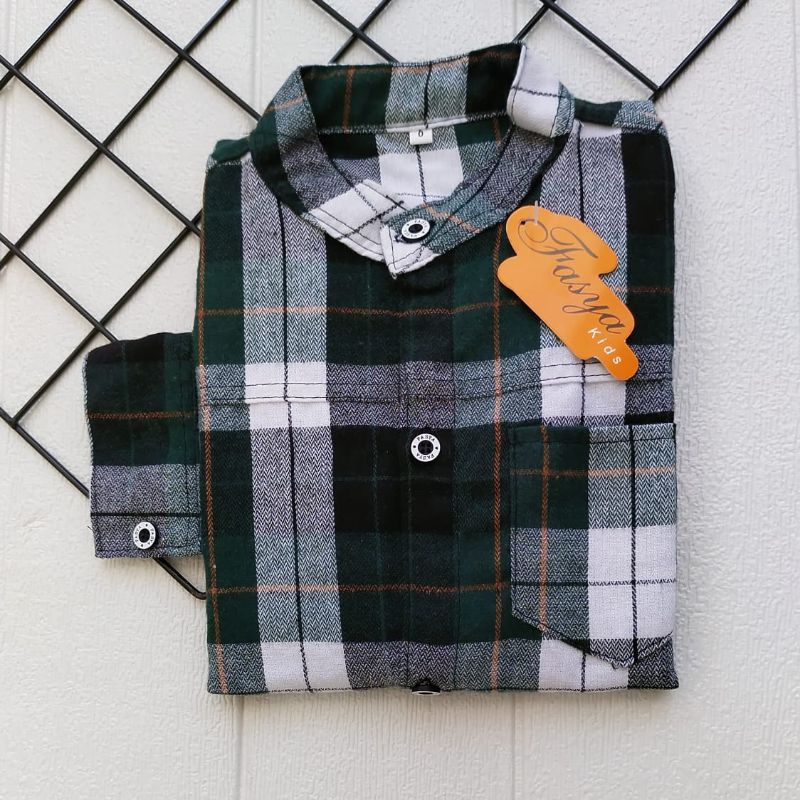 kemeja flannel anak / kemeja anak tangan panjang flanel