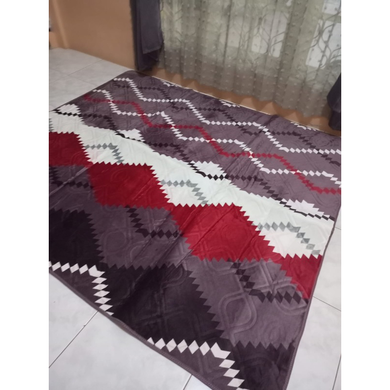 Karpet Tikar Kecil Import malaysia Terbaru Ukuran 210x180 Motif Minimalis Dan Bunga estetik tebal em