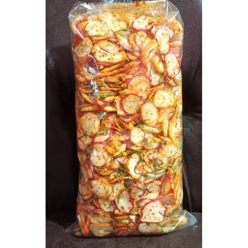 

seblak kerupuk bawang bantat pedas exstra daun jeruk 500gram