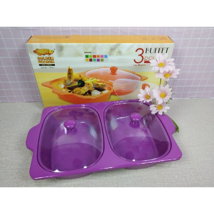 Buffet Set Double PS0701 Golden Dragon Melamine