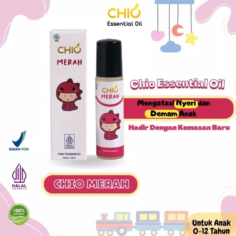 Chio Essential Oil Roll on (kemasan dino putih)