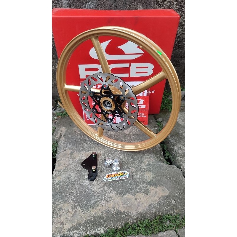 Paketan Velg depan RCB uk 120-17 PNP Vixion, ninja, R15