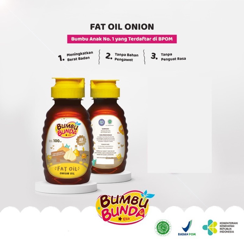 Bumbu bunda By Elia FAT OIL tanpa Msg fat oil