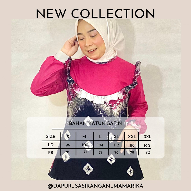 blouse sasirangan | blouse kerja sasirangan | blouse sasirangan murah