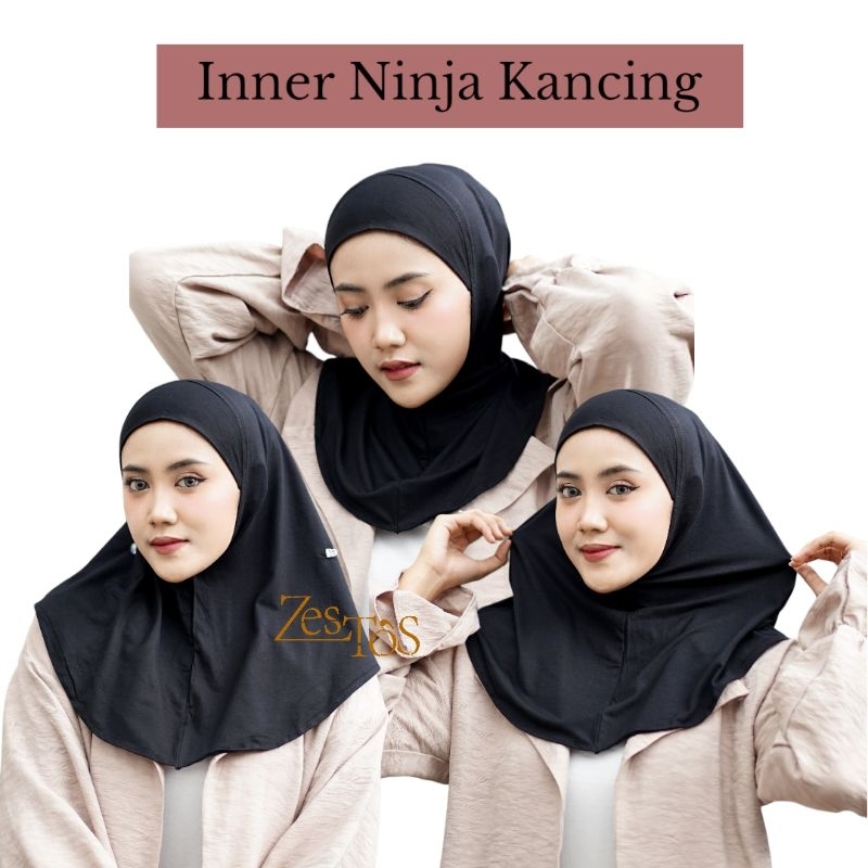 INNER KANCING PENDEK (CIPUT / INNER HIJAB KANCING)