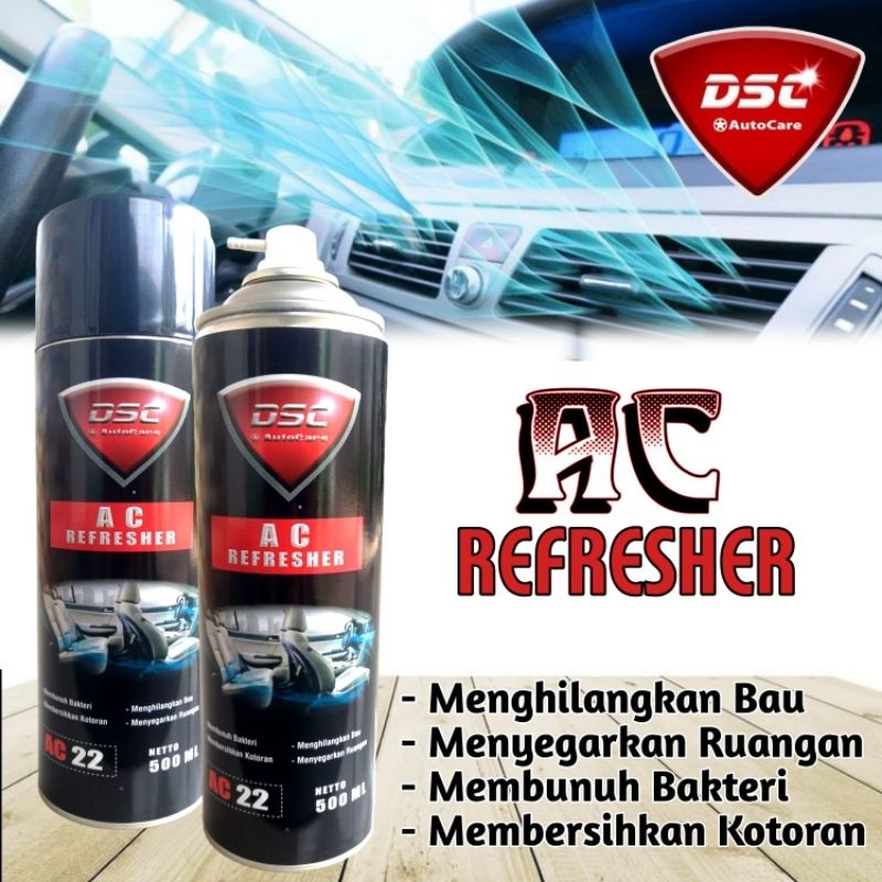 500ml AC Refresher || Pembersih pewangi dan penyegar ac mobil