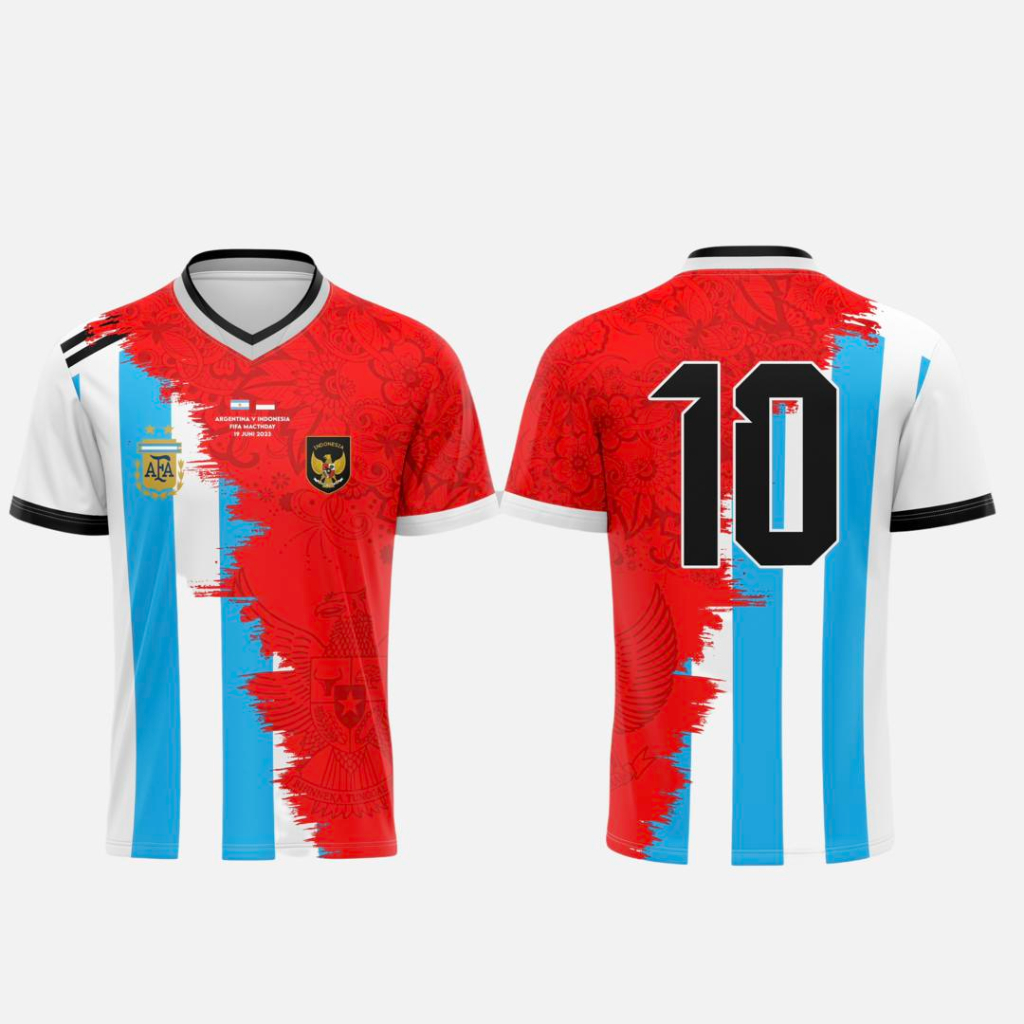 JERSEY INDONESIA VS ARGENTINA  FULLPRINTING TERBARU