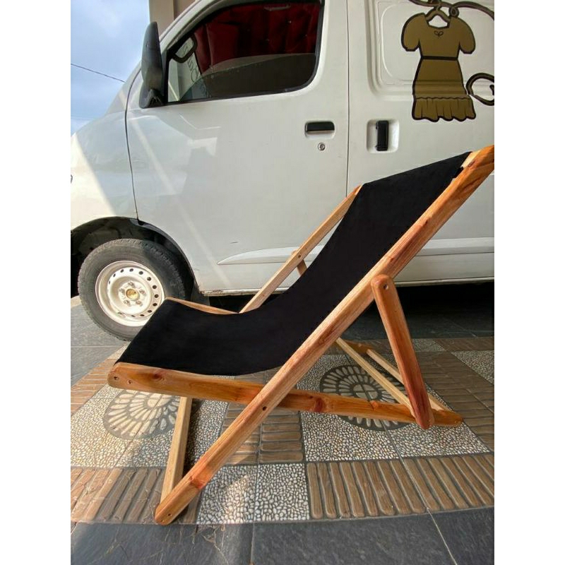 kursi santai lipat kayu terlaris