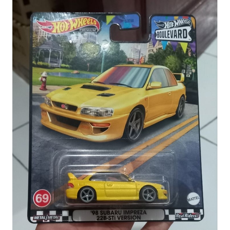 hotwheels PREMIUM SUBARU IMPREZA 22B-STi VERSION hotwheels boulevard