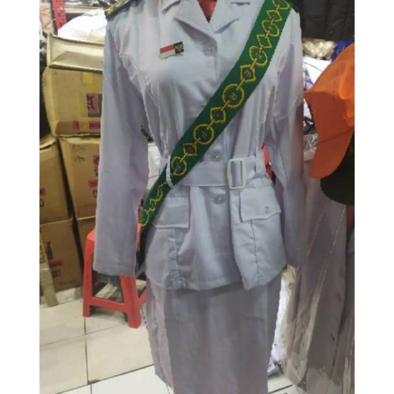 baju pdu paskibra lengkap