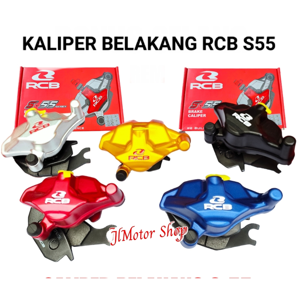 CALIPER KALIPER RCB BELAKANG / DEPAN RCB S55 SONIC CB150 CBR 150 R VIXION NEW R15 JUPITER MX KING XABRE MT15 TIGER MEGAPRO SATRIA FU R15 VARIO 160 PCX ADV GSX 150 MX NEW KLX CRF D-TRACKER 150 SUPRA GTR SUPRA 125 CS1 XSR MT15 RX KING ORIGINAL