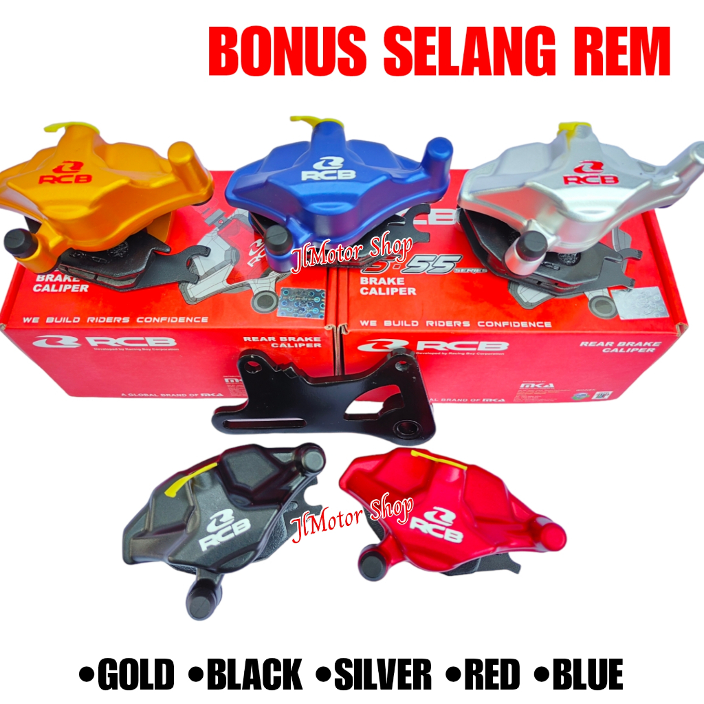 KALIPER CALIPER RCB S55 SONIC 150 R DEPAN BELAKANG - KEPALA BABI PALA BABI RCB S 55 SONIC 150 R DEPAN BELAKANG