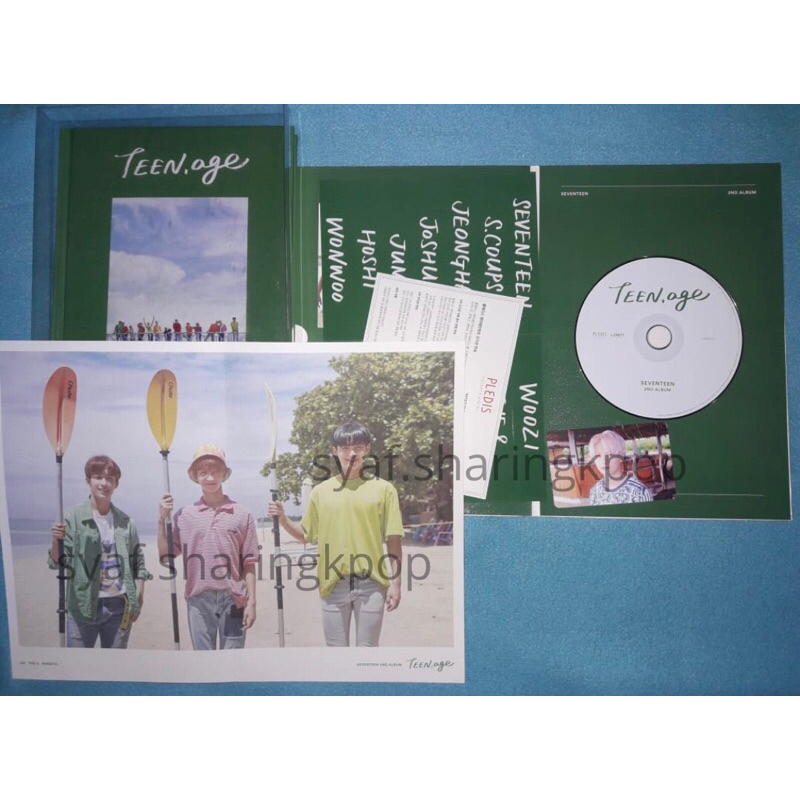 [READY] Album Seventeen Teenage  Green Ver. (unsealed)