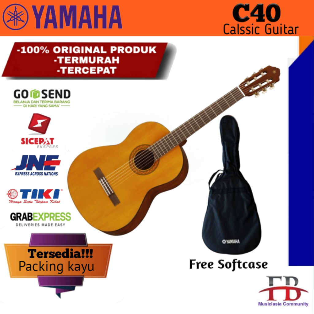 Yamaha C40 Gitar Klasik - Classic Guitar C 40 Original