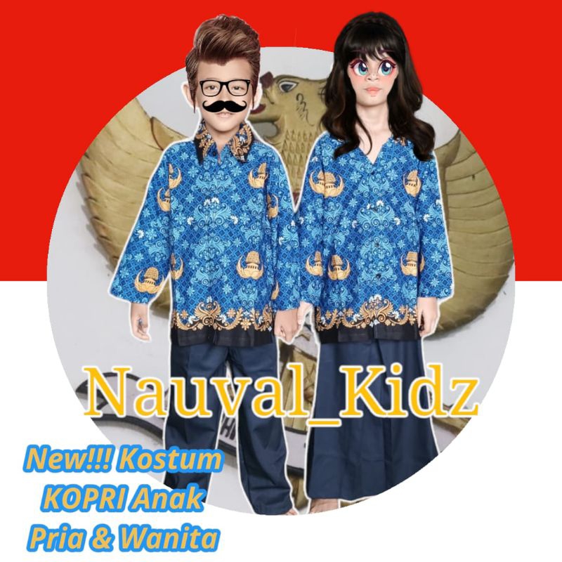 BAJU SERAGAM GURU ANAK / BAJU KORPRI ANAK