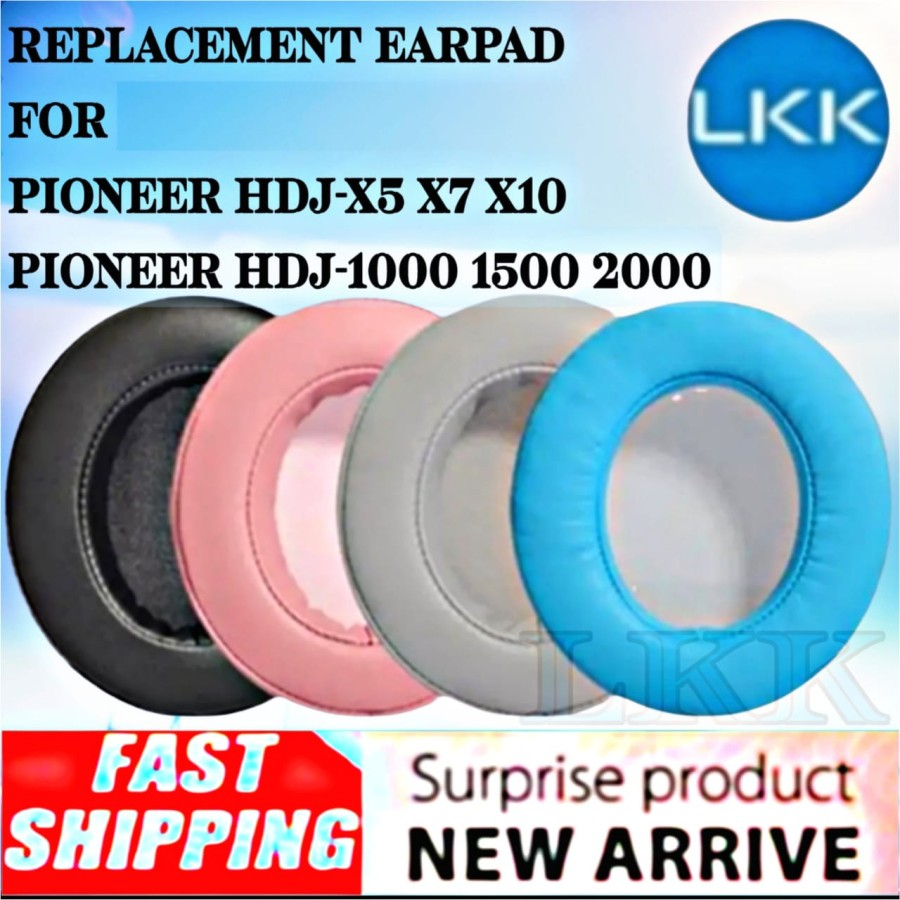 Bantalan Earpad Foam Pioneer HDJ-1000 HDJ-1500 HDJ-2000 HDJ-X5 HDJ-X7 HDJ-X10 HDJ  X5 X7 X10 1000 15