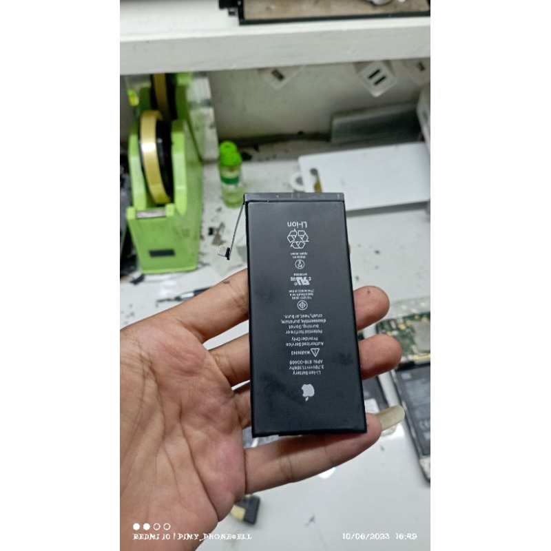batrai original iphone xr cabutan