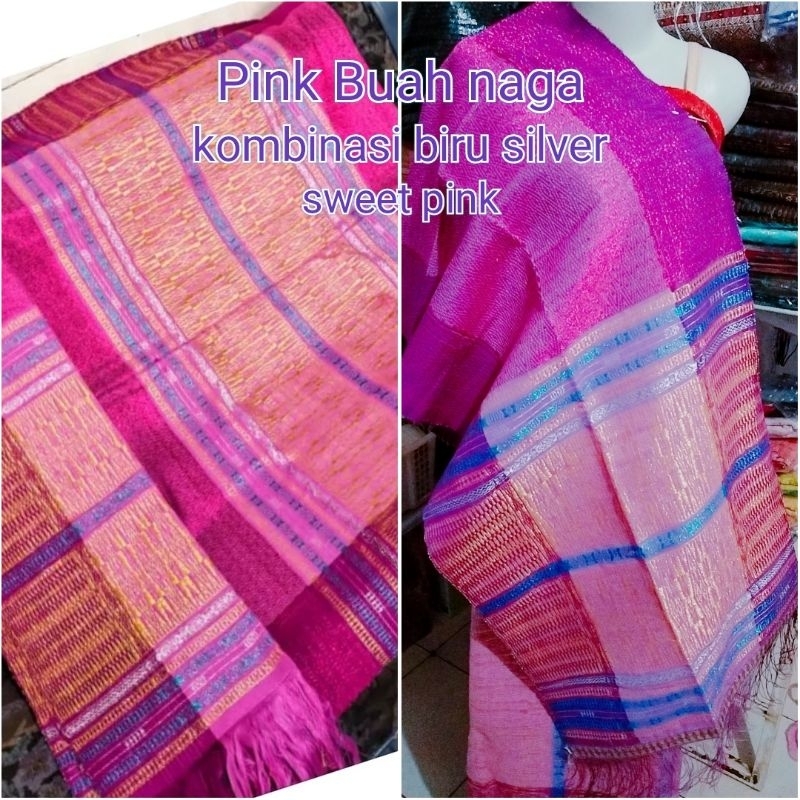 BAHAN SONGKET TARUTUNG TUMTUMAN PURADA / ASLI KERAJINAN TANGAN / KAIN TENUN