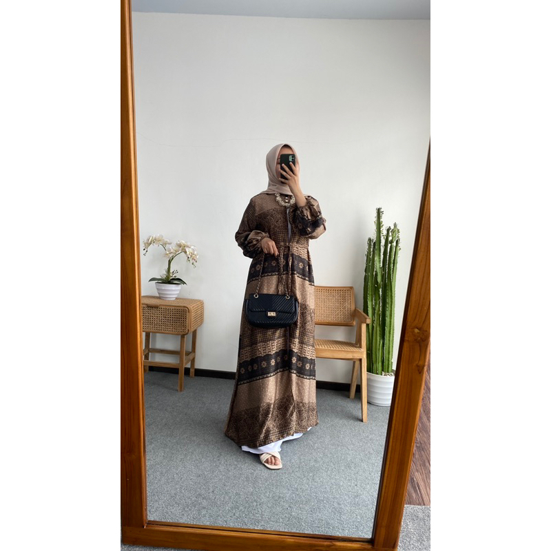 WILDERA PATTERN LONGDRESS