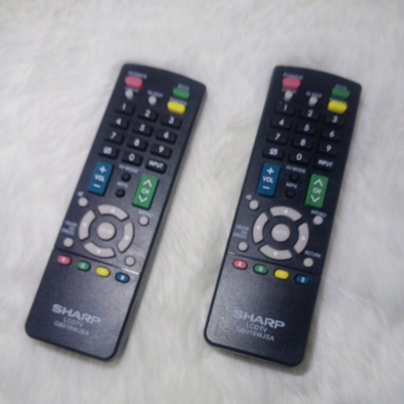remote remote TV led lcd sharp aquos GB016WJSA tanpa seting original pabrik