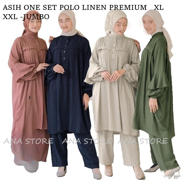 SETELAN POLO LINEN TERBARU/SETELAN POLOS POLO LINEN PREMIUM/ONE SET POLO LINEN SETELAN POLOS TERBARU