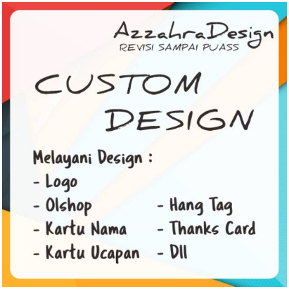 Jasa Desain Logo / Olshop , Hang Tag , Kartu Nama , Kartu Ucapan , Thanks Card Update Design uj9c5sj