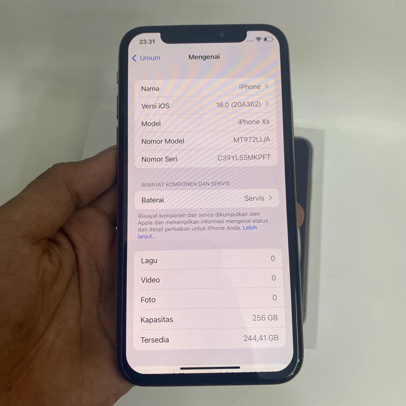 iphone xs 256gb inter