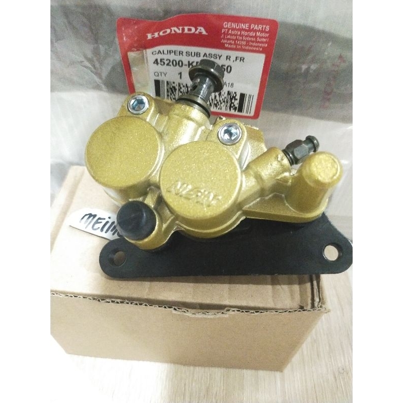 Caliper depan+kampas supra x ,kharisma,Supra fit (GOLD)