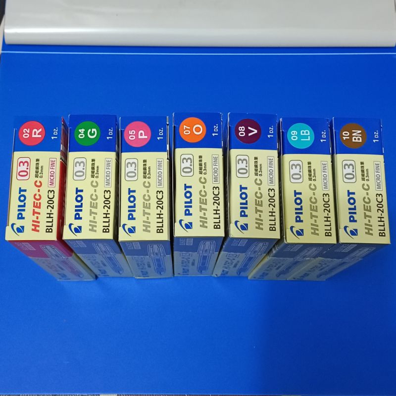 

RB PEN HITEC-C PILOT 0.3 WARNA WARNI ORIGINAL (1PAK/12PCS)