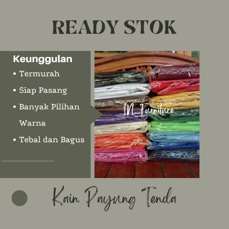 TERMURAH  KAIN PAYUNG TENDA CAFE OUTDOOR / KAIN PAYUNG TENDA TAMAN PANTAI RESTO ANGKRINGAN / KAIN ME