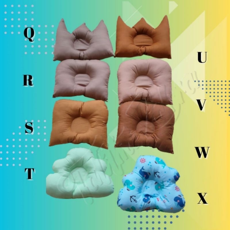 BANTAL BAYI PEANG Polos - BANTAL BAYI ANTI PEYANG