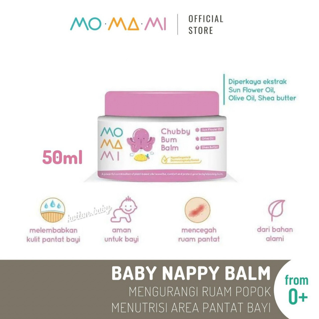 Momami Baby Chubby Bum Balm - Lotion &amp; Cream Bayi (50 gr)