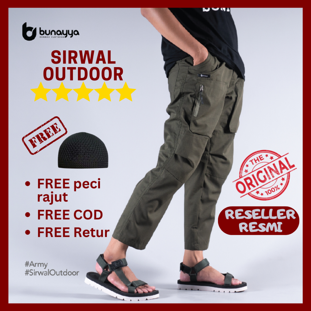 SIRWAL OUTDOOR BUNAYYA | SIRWAL ELBRUS BUNAYYA | CELANA SIRWAL KARGO | CELANA SIRWAL TACTICAL | SIRW