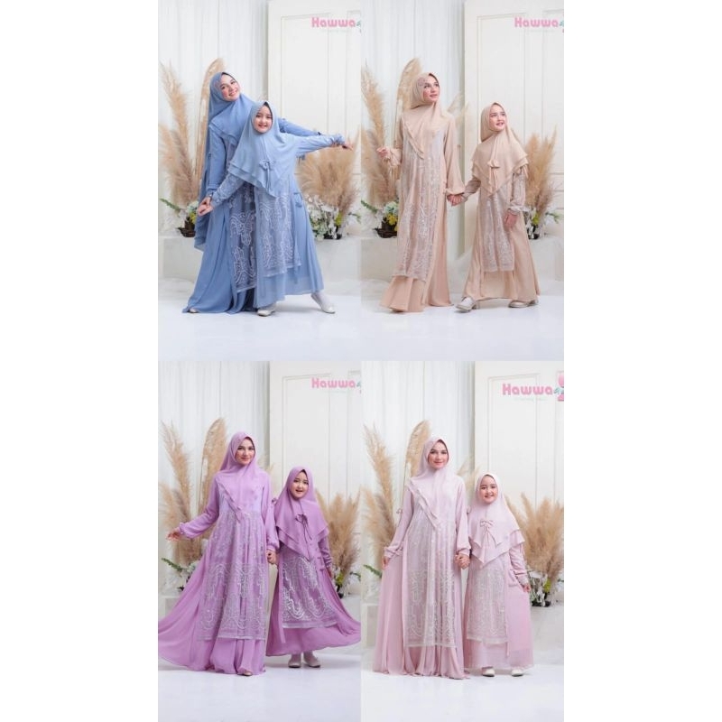 Alesha syari ibu dan anak hawwa aiwa