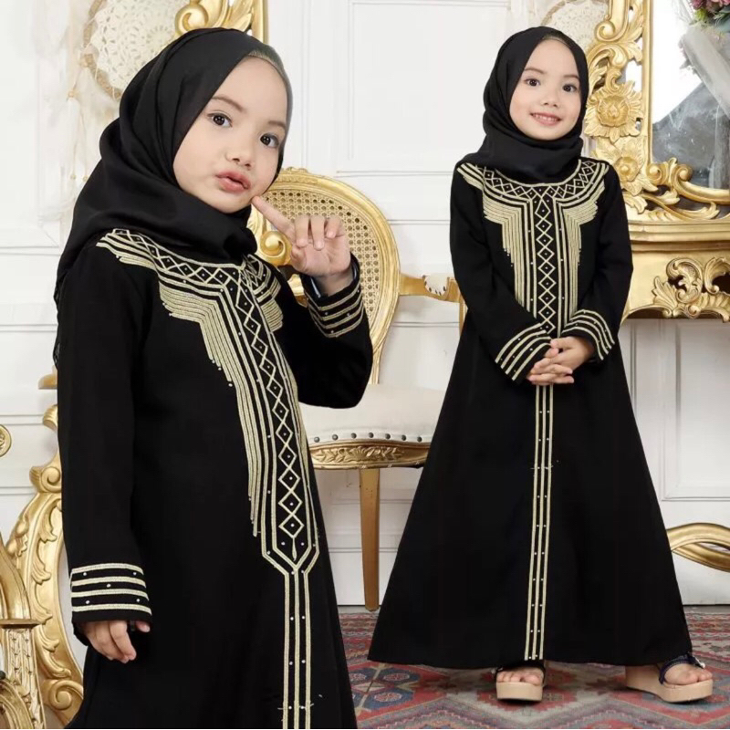 GAMIS SYARI ABAYA BORDIR MAROKO COUPLE