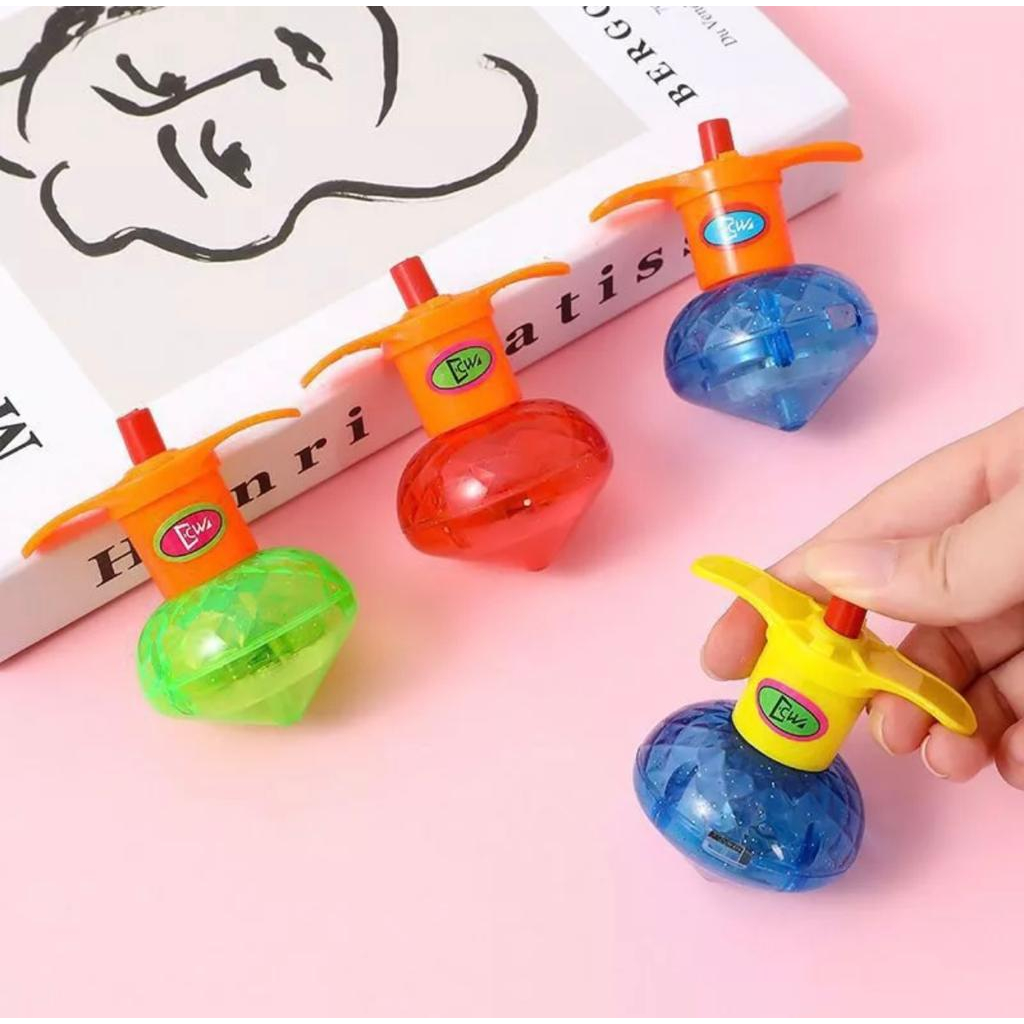 GASING BENTUK UFO LED NYALA / MAINAN GASING NYALA