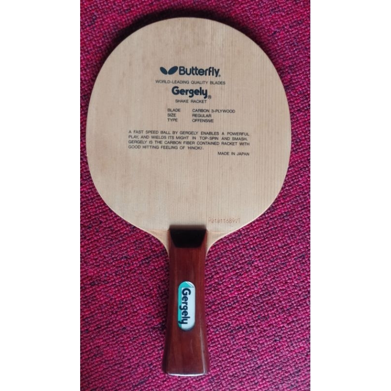 Kayu Bet Butterfly Gergely New Silver Tag