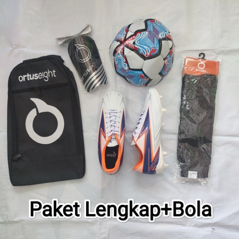 Sepatu Bola anak  paket lengkap + Bola