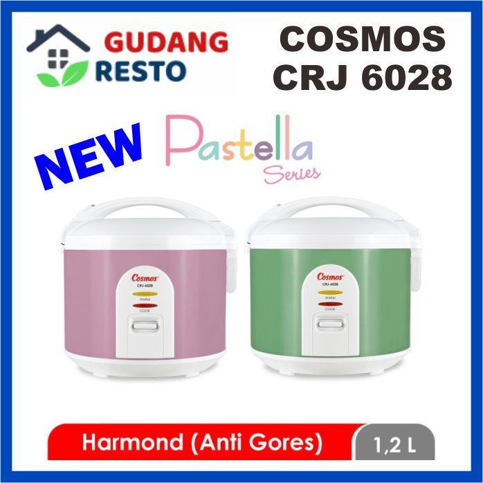 COSMOS CRJ6028 MAGICCOM RICECOOKER HARMOND ANTIGORES CRJ 6028 1.2L 1,2 LITER 6028 V 6028 G 6028V 6028G PASTELA SERIES