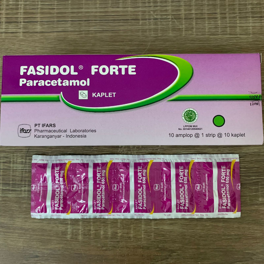 FASIDOL FORTE 650 MG/1 STRIP ISI 10 KAPLET