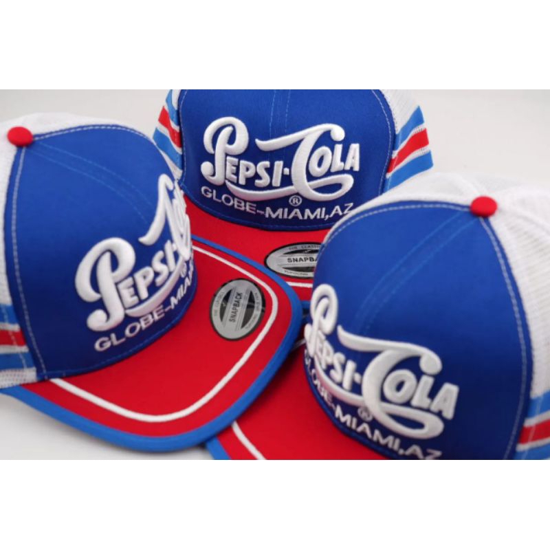 Topi Snapback  Original Import Pepsi Cola Unisex Hat Baseball Cap Distro Surfing Fashion Hip Hop Pri