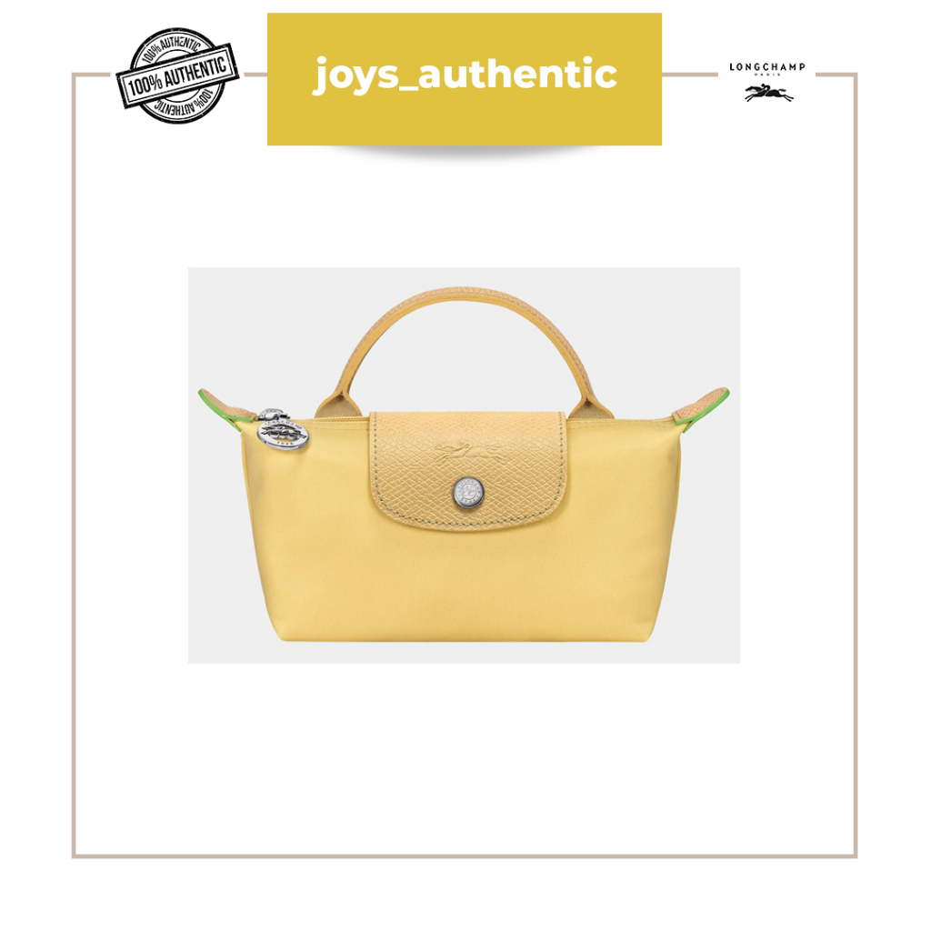 Tas Wanita Longchamp City Pouch Lichen Woman Bag Authentic Original