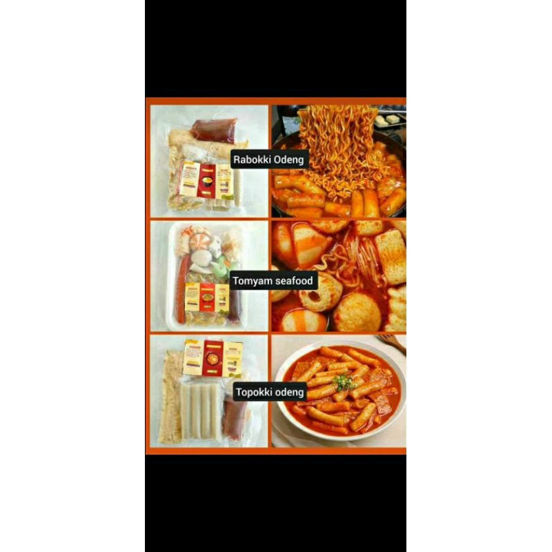 

Rabokki, Tapokki, dan Tomyam