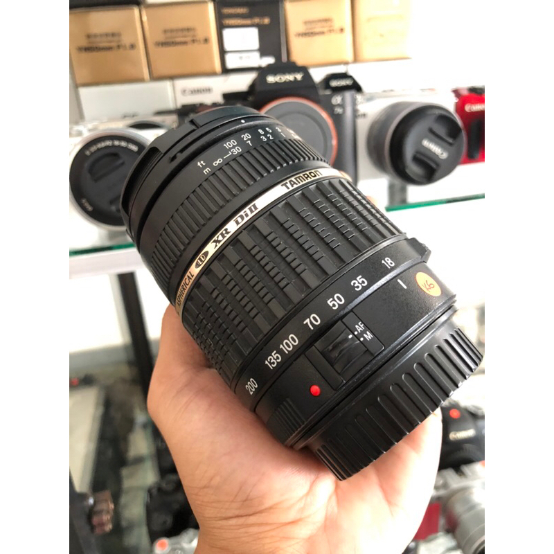 lensa canon tamron AF 18-200mm f/3.5-6.3 (IF) macro