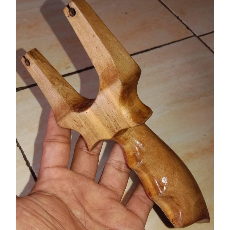 Frame ketapel ikan Bahan kayu jambu biji