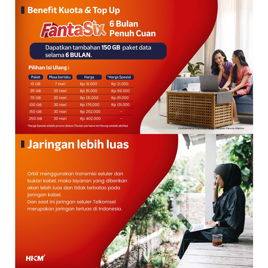 Telkomsel Orbit Star N2 Modem Wifi 4G High Speed Bonus Data