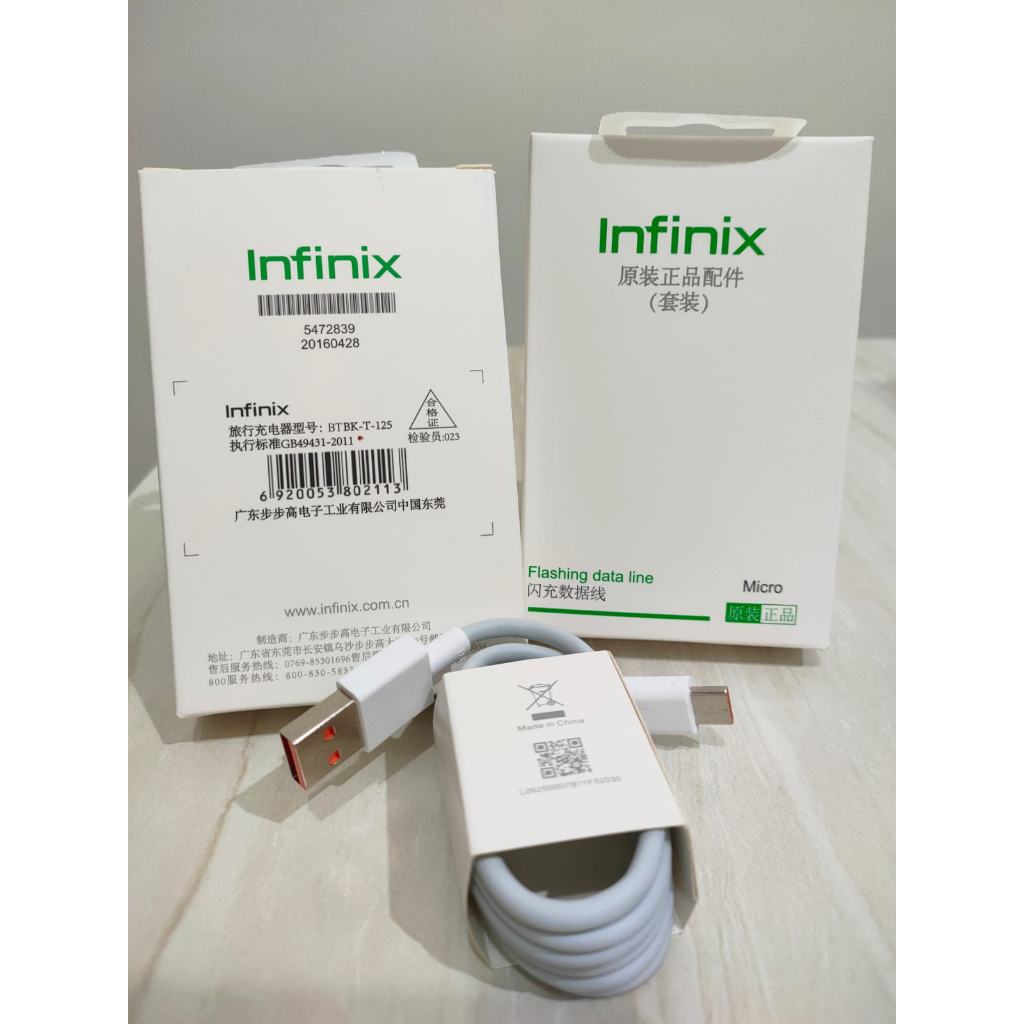 Kabel Data Infinix 33w Type C USB Original Super Fast Charger Kabel Data