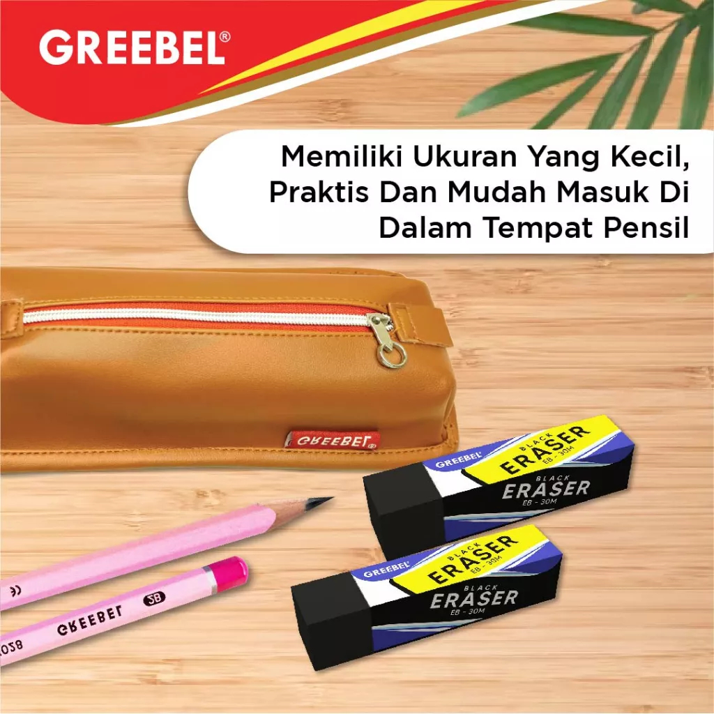 

Penghapus Greebel Eraser EB 30M Hitam Setip Anak (1 PCS ) Penghapus Pensil Pinsil Anak Sekolah Perlengkapan Stationery ATK Kantor Office