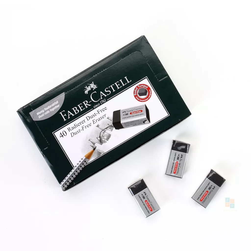 

Faber Castell Pencil Eraser Small Black 187299 (1 PCS ) Faber Eraser Penghapus Pensil Faber Pinsil Setip Anak Sekolah Perlengkapan Stationery ATK Office Kantor